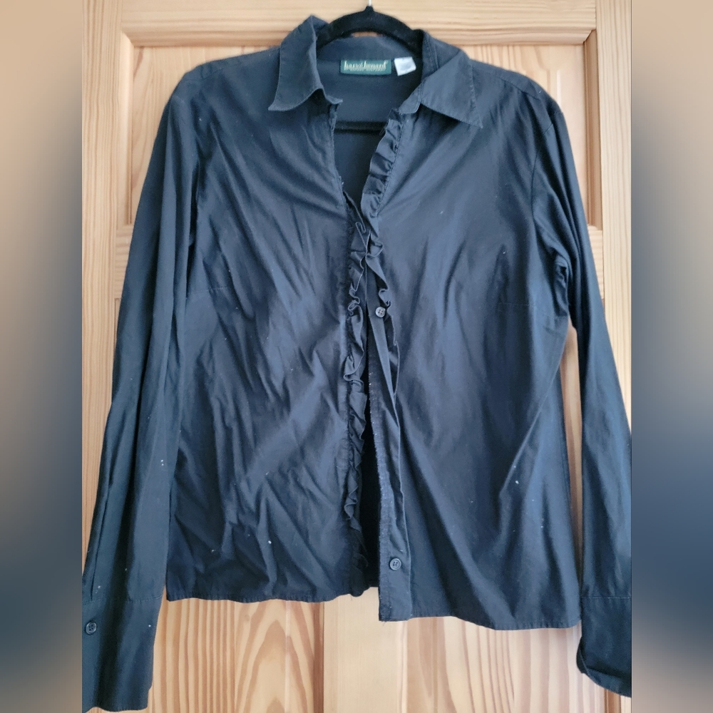 Ladies Harve Benard Tuxedo Blouse